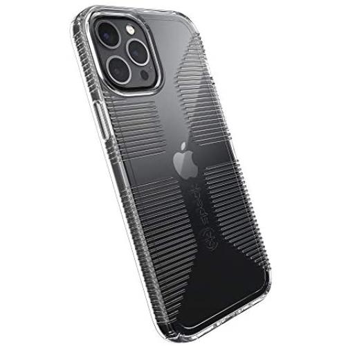 Speck Products GemShell Grip iPhone 12 Pro Max Case, Clear/Clear, 137613-5085