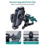 VICSEED 2020 Upgrade Ultra Stable Car Phone Mount Easy Clamp Universal Car Phone Holder Air Vent Cell Phone Holder for Car Compatible with iPhone 12 11 Pro Max Mini SE XS XR Galaxy S20 Note 20 10 etc