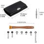 Aisoway 25 in 1 Screwdriver Multifunctional Torx Opening Repair Tool for Watch Glasses Phones Tablet Electronic Product