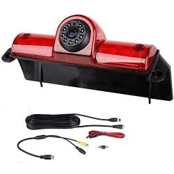 Brake Light Rear View Backup Camera Compatible with Chevy Express GMC Savana Van 1500 2500/3500 2003-2019 Brake Light Camera Brake Light Reverse Backup Camera