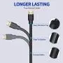 8K HDMI 2.1 Cable 10FT/3M, Dorset HDMI 48Gbps Ultra HD Support High Speed HDMI Cord, 4K120 8K60 144Hz eARC HDR HDCP 2.2 2.3 Compatible with Roku Sony LG Samsung TCL Xbox Series X RTX 3080 3090 PS4 PS5