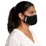 SonoMask for Women (Ear Loop, Black) Nose Clip Inside Wire Reusable Dual Layer Face Masks, by Sonovia Made in Israel SonoMask for Women (Ear Loop, Black) Nose Clip Inside Wire Reusable Dual Layer Face Masks, by Sonovia Made in Israel