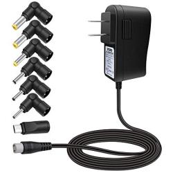 ZOZO 10W 5V2a (2000mA) Multi Tip Switching AC Power Adapter Replacement Wall Charger for Android Tablets Webcam Routers Toys Recorder Bluetooth Speaker TV Box USB Hub and More DC 5v Devices