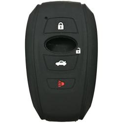 Coolbestda Silicone 4 Buttons Smart Key Fob Cover Remote Case Keyless Protector Skin for 2018 2017 Subaru Forester Sti 2017 2018 Outback Legacy 2015-2018 XV Crosstrek Impreza 2014-2017 BRZ 2016 WRX
