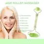 Jade Roller, Gua Sha Tools, Jade Roller for Face, Gua Sha Scrapping Tool -Deluxe Facial Massager for Brighter Skin, Natural Anti Aging Therapy, Eye Roller - Quarts Roller - Skin Rollers, Best SPA Tool