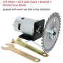 CHANCS 12V/24V 10000RPM/20000RPM 775 Electric Motor Table Saw Kit With 20A PWM Speed Controller Regulator Module Board CHANCS 12V/24V 10000RPM/20000RPM 775 Electric Motor Table Saw Kit With 20A PWM Speed Controller Regulator Module Board
