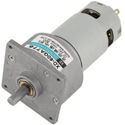 DC12V/24V 35W Mini DC Gear Motor Metal Speed Adjustable Large Torque Motor CW/CCW(12v 600rpm)