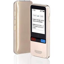 Language Translator Device,Translator Device Support 89 Languages,Portable Instant Voice&Text &Recording WiFi/Hotspot/Offline Two Way Translator for Business Travelling