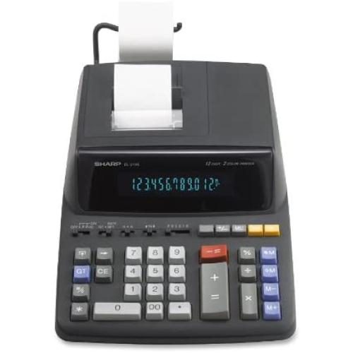 Sharp EL2196BL Standard Function Calculator,White