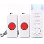 Smart Caregive Pager Home Safety Patient Calling Button Alert Alarm System Wireless Alarm Emergency Call Button Elderly Monitor Caregiver Personal Pager for Elderly Kids (2 for 1)