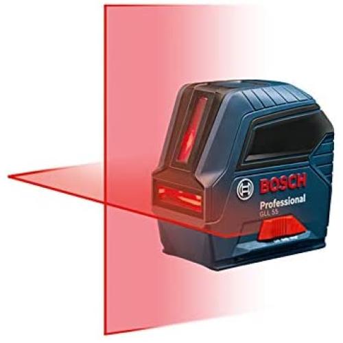 Bosch Self-Leveling Cross-Line Red-Beam Laser Level GLL 55