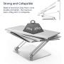 Laptop Stand, EPN Laptop Riser with Heat-Vent to Elevate Laptop, Adjustable Desktop Holder Compatible for MacBook Pro/Air, Surface Laptop, Dell XPS, HP, Samsung and Other 11-17 Inch Notebook