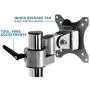 Mount-It! Triple Monitor Mount | Desk Stand with USB and Audio Ports | 3 Counter-Balanced Gas Spring Height Adjustable Arms for Three 24 27 30 32 Inch VESA Screens | C-Clamp and Grommet Bases Included