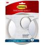 Command Bath Mirror, Satin Nickel, 1-Mirror, 2-Sets of Medium Water-Resistant Strips (BATH35-SN-ES), Organize Damage-Free