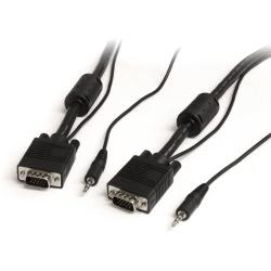 StarTech.com 30 ft Coax High Resolution Monitor VGA Cable with Audio HD15 M/M (MXTHQMM30A)