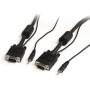 StarTech.com 30 ft Coax High Resolution Monitor VGA Cable with Audio HD15 M/M (MXTHQMM30A)