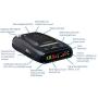 Uniden DFR1 Long Range Laser and Radar Detection, 360° Protection, City and Highway Modes, Easy-to-Read Color Icon Display with Signal Strength Meter Bars,Black