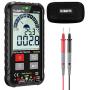 KAIWEETS Digital Multimeter Auto-Ranging 6000 Counts TRMS Ultra-Portable Multimeter Tester Frequency Counter Voltmeter/Ohmmeter/Capacitance Meters, Measures Voltage Current Resistance Continuity
