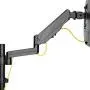 WALI Premium Single LCD Monitor Desk Mount Fully Adjustable Gas Spring Stand for One Screen up to 32 inch, 17.6lbs Weight Capacity (GSDM001), Black