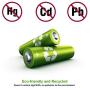 Kastar AAA 48-Pack Ni-MH 1000mAh Super High-Capacity Rechargeable Battery Pre-Charged for Panasonic HHR-4DPA HHR-55AAABU HHR-65AAABU, Out Solar Light, Solar Spinner, Garden Light, Path Light, Remote