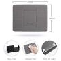 SenseAGE Double Pyramid Foldable Laptop Stand, Lightweight Laptop Stand, Anti-Slide and Portable Notebook Stand, Compatible with MacBook/MacBook Air/MacBook Pro, Tablets and Laptops up to 15”, Grey