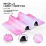 Gaming Mouse Pad, Large Mouse Pad XL Pink, Mouse Pads for Computers 31.5×15.75In, Large Extended Gaming Keyboard Mouse Pads, Big Desk Mouse Mat Designed for Gaming Surface/Office, Durable Edges