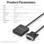VGA to HDMI, (PC VGA Source Output to TV/Monitor with HDMI Connector) VENTION 1080P VGA to HDMI Adapter Cable for Computer, Desktop, Laptop, PC, Monitor, HDTV