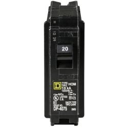 Square D by Schneider Electric HOM120CP Homeline 20 Amp Single-Pole Circuit Breaker