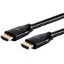Monoprice 115428 Certified Premium HDMI Cable - 6 Feet - Black, 4K@60Hz, HDR, 18Gbps, 28AWG, YUV 4:4:4, Dual Video Stream