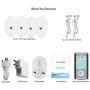 24 Modes Best tens EMS nmes Unit Machines Electric Electron Electronic Pulse Back Neck Legs Massagers Handheld for Back Neck Shoulder Knee Pain tmj Replacement Pads iSelfCare HM24AB