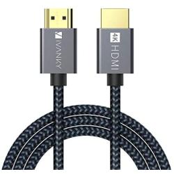 HDMI Cable 4K 10ft, iVANKY 18Gbps High Speed HDMI 2.0 Cable, 4K HDR, HDCP 2.2/1.4, 3D, 2160P, 1080P, Ethernet - Braided HDMI Cord 32AWG, Audio Return(ARC) Compatible UHD TV, Blu-ray, Monitor