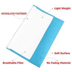 MIRKOO Car Seat Belt Cover Pad, 4-Pack Soft Car Safety Seat Belt Strap Shoulder Pad for Adults and Children, Suitable for Car Seat Belt, Backpack, Shoulder Bag, Laptop Computer Bag (Blue-4P)