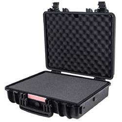 Monoprice Weatherproof/Shockproof Hard Case - Black IP67 Level dust and Water Protection up to 1 Meter Depth with Customizable Foam, 19'' x 16'' x 6''