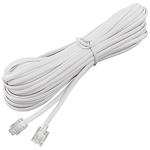 Ted Lele Male to Male 6P2C RJ11 Telephone Fax Machines Modems Straight Cable Wire Line 8M / 26.2ft Long