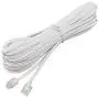 Ted Lele Male to Male 6P2C RJ11 Telephone Fax Machines Modems Straight Cable Wire Line 8M / 26.2ft Long