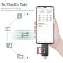 SD Card Reader, Vanja 3 in 1 Micro USB Type C Portable Memory Card Reader and SD/TF Card Adapter with OTG Function for PC & Laptop & Smart Phones & Tablets