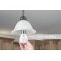 Hansang A15 LED Bulb Light 6 Watt (60w Equivalent),E26 Base,G45 Bulb,Ra83 600lm 2700K Warm White 120V for Ceiling Droplight,House Lighting No Dimmable 6 Pack