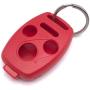 Cutting Not Required - Replacement Key Fob Keyless Entry Remote Shell Case for Honda 2003-2012 Accord / 2006-2013 Civic EX / 2009-2015 Pilot /2005-2006 CR-V Car Key Fob Cover (1 Blue + 1 Red)
