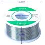 Lhcsi 63/37 Tin Lead Solder With Rosin Core， Solder Wire for Electrical Soldering and DIY (1.0MM/100G)