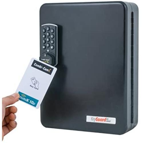 KeyGuard SL-8548-R Electronic Cabinet with Combi-Cam E and RFID Key Card Access – 48 Hook