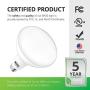 Sunco Lighting 6 Pack BR30 LED Bulb, 11W=65W, 6000K Daylight Deluxe, 850 LM, E26 Base, Dimmable, Indoor Flood Light for Cans - UL & Energy Star