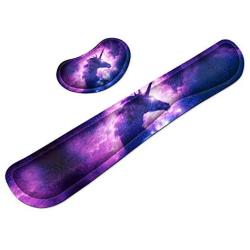 KBSING Keyboard Wrist Rest Pillow Pad and Mouse Wrist Support for Office, Game,Computer, Laptop, Pain Relief Memory Foam Wrist Rest Set (WRT-04)