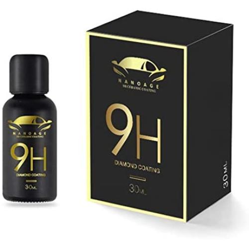 Greyghost Ceramic Coating, Mr Fix 9h Nano Coating Kit Super Ceramic Car Coating Hydrophobic, Car Paint Protection Anti Scratch Glass Coat, High Gloss Auto Ceramic Polish 9h Hardness Ceramics