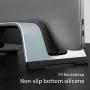 Aluminum Vertical Laptop Stand - Space Saving Laptop Holder Compatible with MacBook /iPad and More Notebook Laptops to 0.67’’ Inch Thickness(Space Grey)