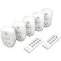 Beastron Remote Control Outlet Switch Power Plug in for Household Appliances, Wireless Light Switch, Up to 100 ft. Range, Fcc Certified, ETL Listed, White (Learning Code, 5RX-2TX)