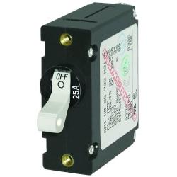 Blue Sea 7218 AC / DC Single Pole Magnetic World Circuit Breaker - 25 Amp