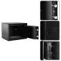 Mini Wall-in Style Electronic Code Metal Steel Box Safe Case