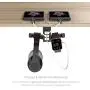 Headphone Stand with USB Charger COZOO Under Desk Headset Holder Mount with 3 Port USB Charging Station and iWatch Stand Smart Watch Charging Dock Dual Earphone Hanger Hook,UL Tested