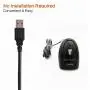 XIANJINO Barcode Scanner, 2D Barcode Scanner USB Wired Handheld Bar Code Scanner Automatic Barcode Reader Black