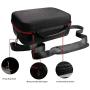 Large Carrying Storage Case for Nintendo Switch,Protective Travel Hard Shell Messenger Bag for Switch Console, Pro Controller, Accessories Switch Dock, AC Adapter with 16 Game Cards and Shoulder Strap